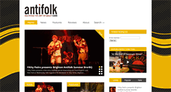 Desktop Screenshot of antifolk.com
