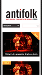 Mobile Screenshot of antifolk.com